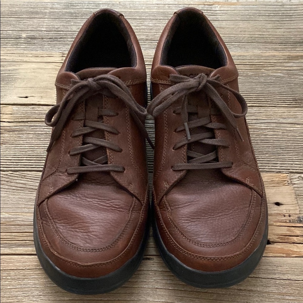 Rockport Junction Point Oxford. Size 11. Chocolate Brown.
